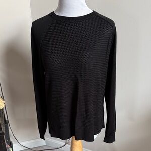 Banana Republic Factory Black Crew Neck Sweater